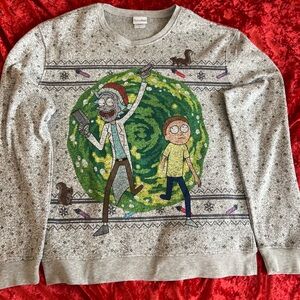 Rick and Morty Ugly Christmas Sweater